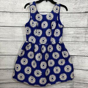 Ark and Co Blue Sunflower Dress Size M